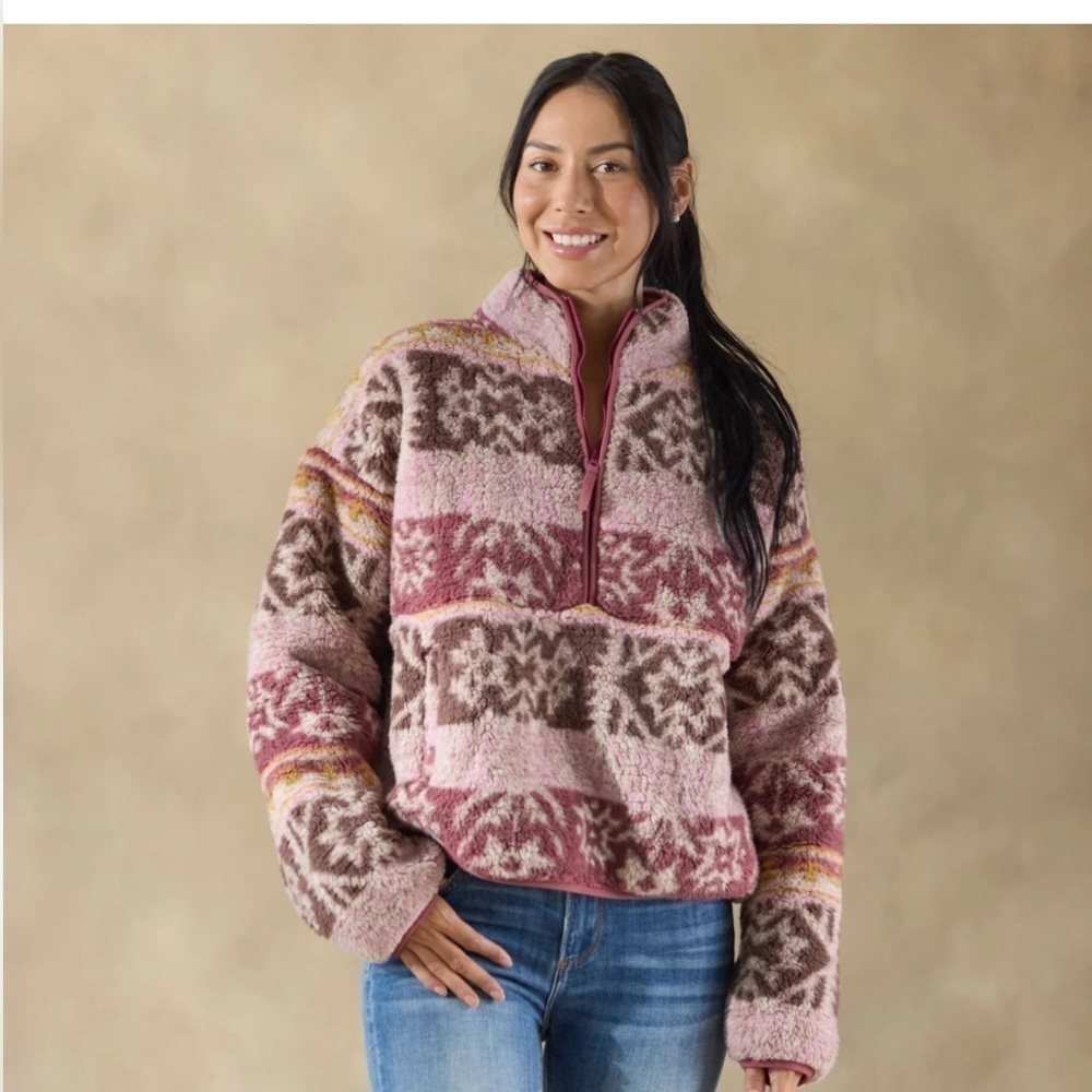 NWOT ▶️ Sundance ◀️ Heidi Sherpa fleece pullover PS - Picture 4 of 15